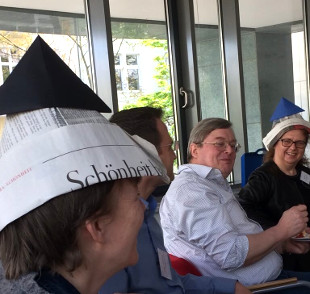 Glückliche Teilnehmer beim IFM-Wissensbrunch