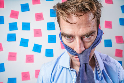 Überlasteter Projektmanager