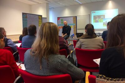 Foto unseres Wissensbrunches zum Thema "Hybrides Projektmanagement - Das Beste aus zwei Welten?"