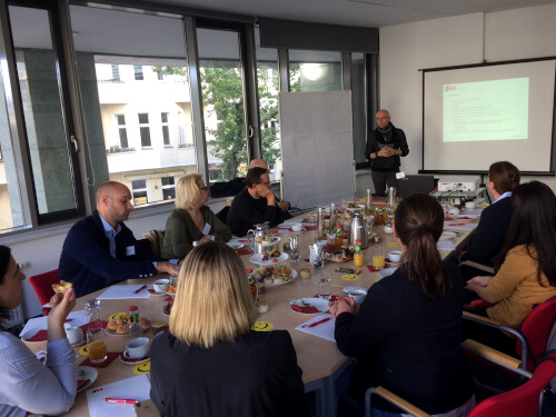 Wissensbrunch-Teilnehmer beim IFM in Berlin